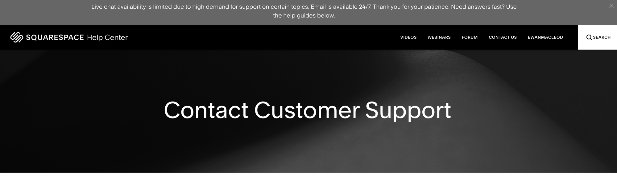 Squarespace needs a chatbot