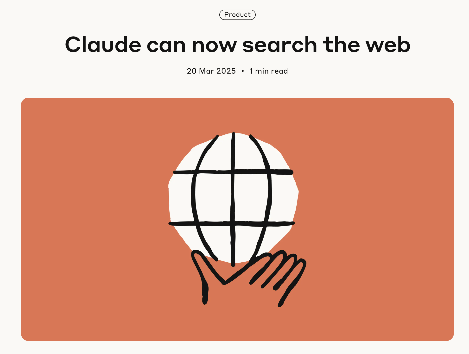 Claude now has Web Search capability